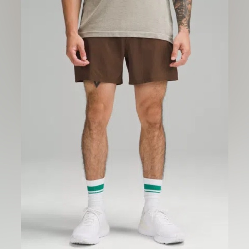 lululemon athletica Men's Brown Athletic Shorts